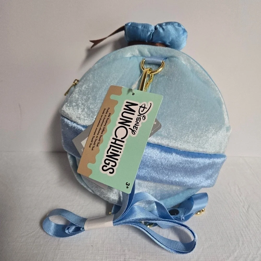 Disney Munchlings Wild Raspberry Lollipop Donald Duck Plush Crossbody Bag NWT - Picture 2 of 4